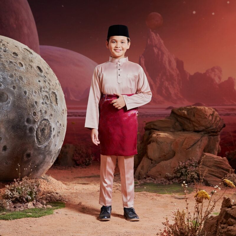 Baju Melayu Kids - Nude