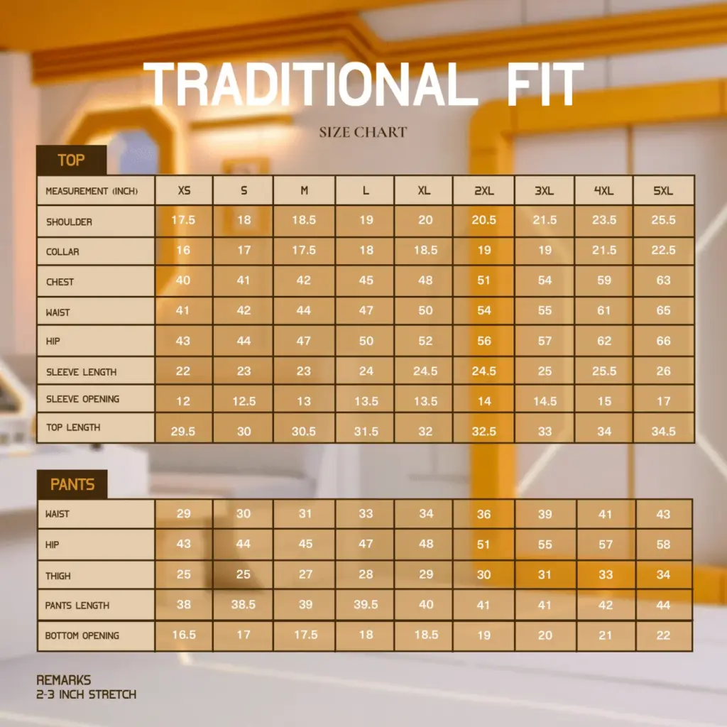 Baju Melayu Traditional Fit - Butter Yellow