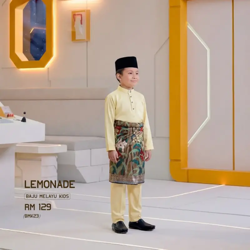Baju Melayu Kids - Lemonade