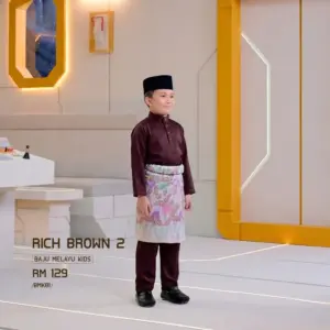 Baju Melayu Kids - Rich Brown 2