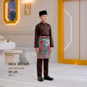 Baju Melayu Kids - Rich Brown