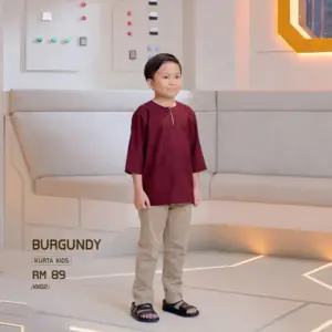 Kurta Kids - Burgundy