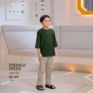 Kurta Kids - Emerald Green