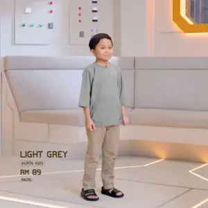 Kurta Kids - Light Grey