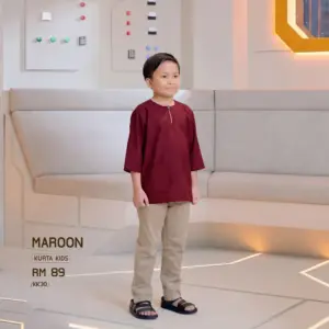 Kurta Kids - Maroon