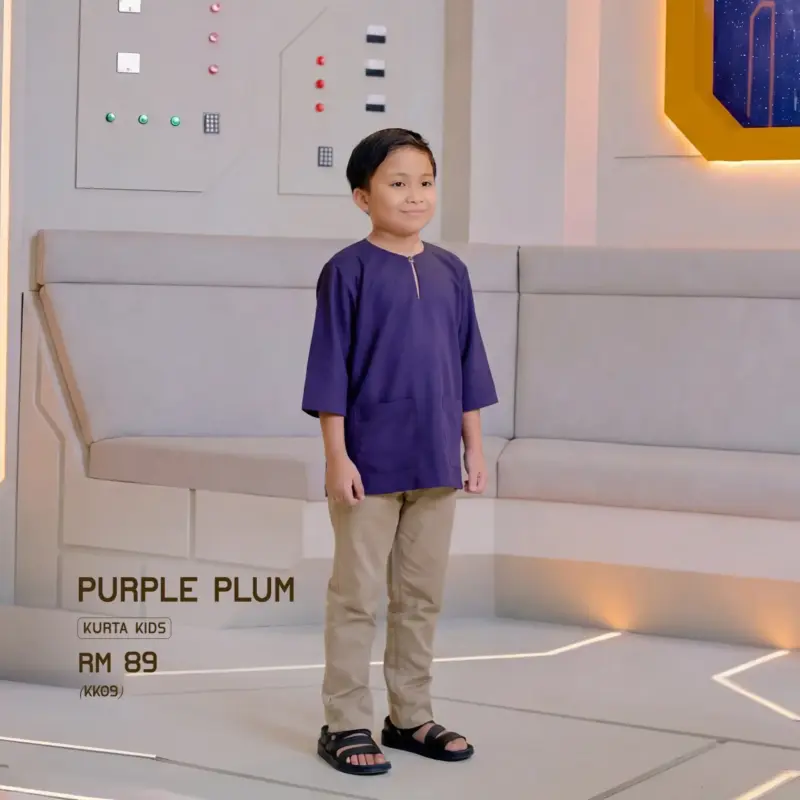 Kurta Kids - Purple Plum
