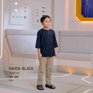 Kurta Kids - Raven Black