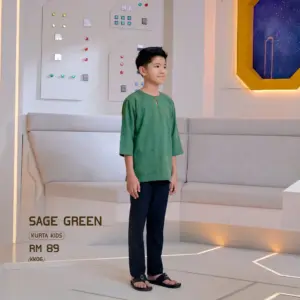 Kurta Kids - Sage Green