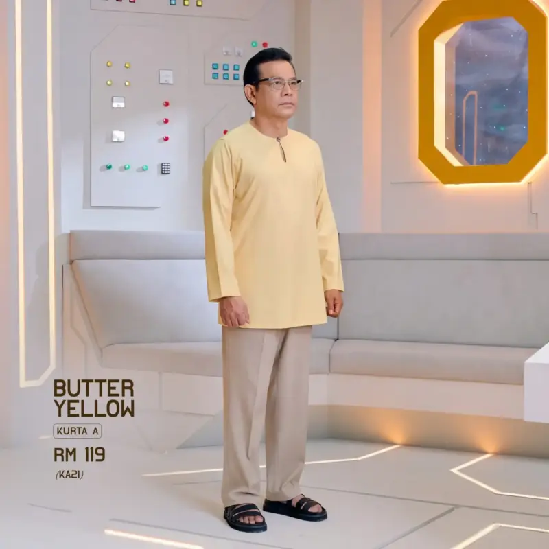 Kurta A - Butter Yellow