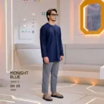 kurta-A-midnight-blue