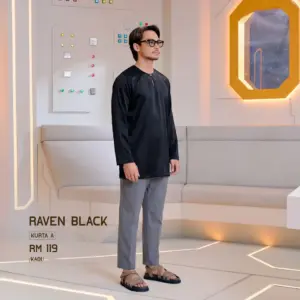 Kurta A - Raven Black