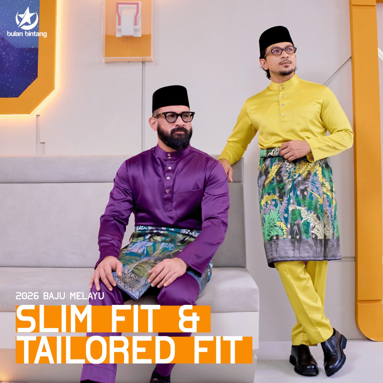 Baju Melayu Slim Fit