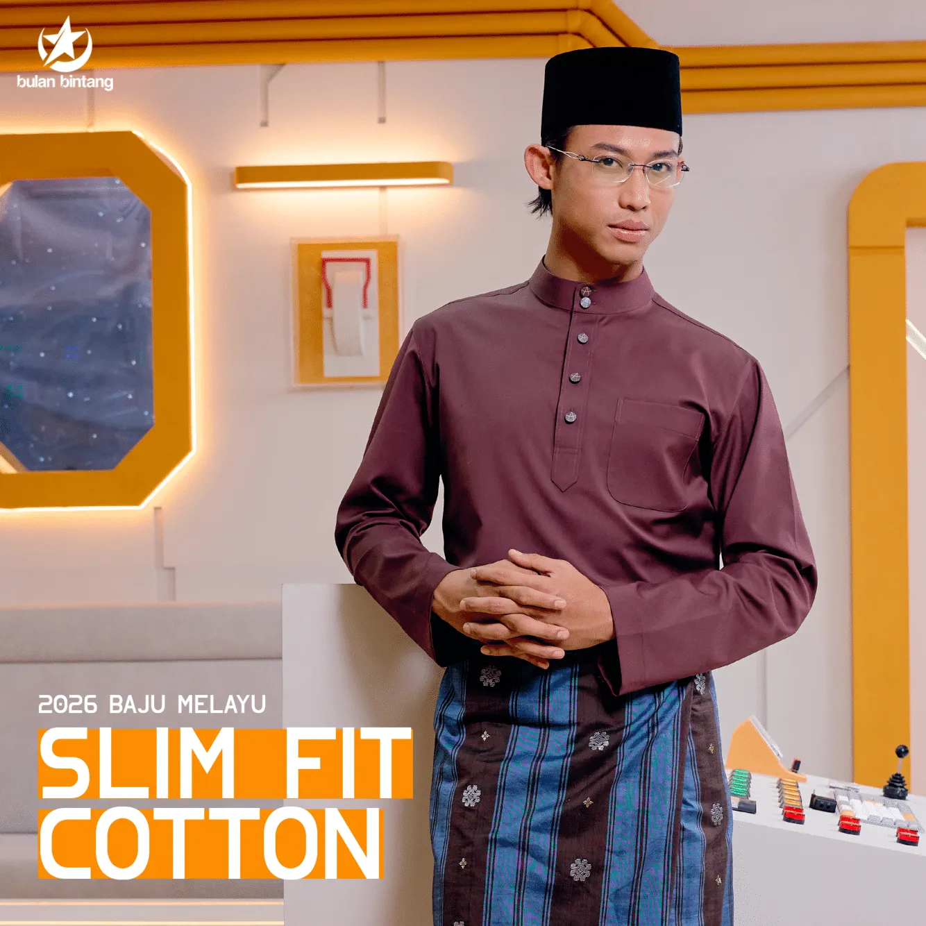 Baju Melayu Slim Fit ( Cotton )