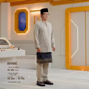 Baju Melayu Teluk Belanga - Khaki