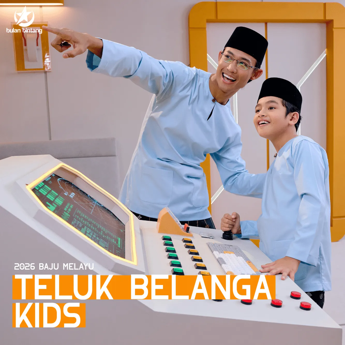 Baju Melayu Teluk Belanga Kids